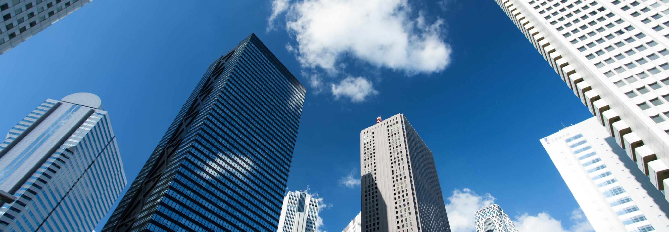 ビルと空の画像